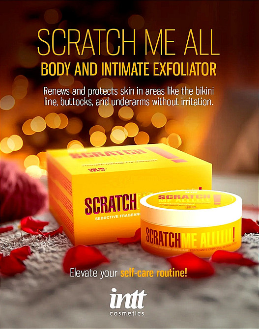 Скраб для тіла Intt SCRATCH ME ALLLL! гель з мікросферами, 100 мл Sex Aura Київ - фото 2