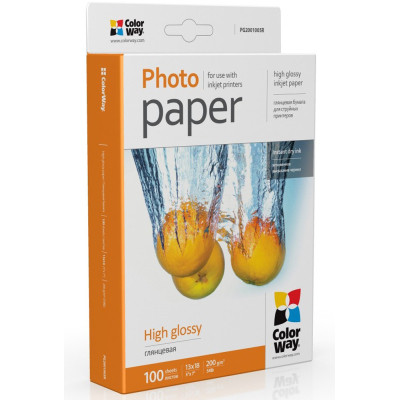 Фотобумага ColorWay 13x18 (PG2001005R) Винница - изображение 1