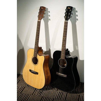 Гитара электроакустическая Cort Earth 60CE Black Gloss Винница - изображение 8