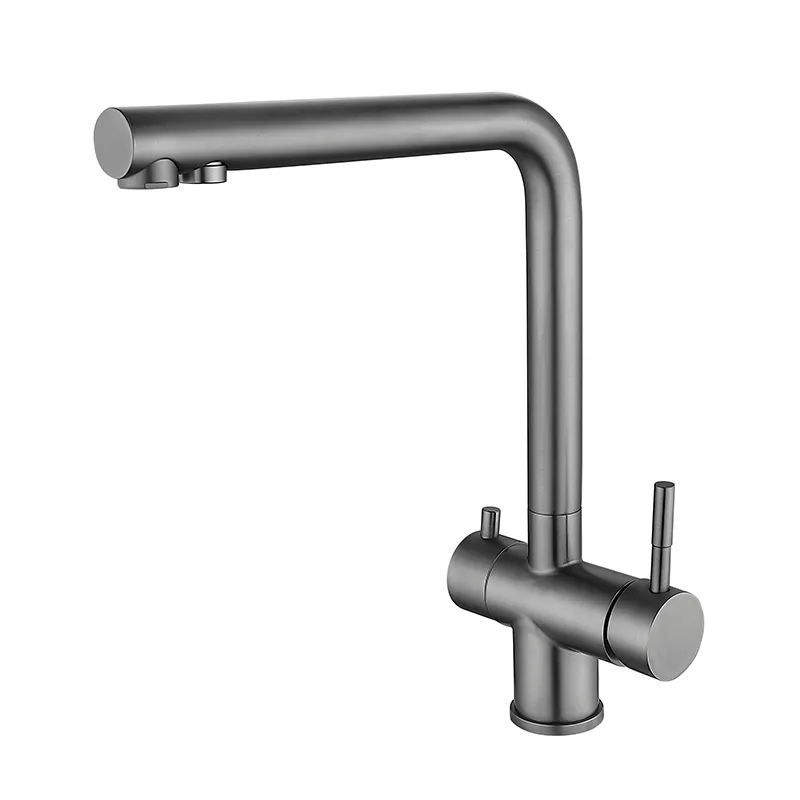 Змішувач для кухні Zerix LUX-021 graphite з виходом для питної води    ( ZX4871 ) 27358 Харків - фото 1
