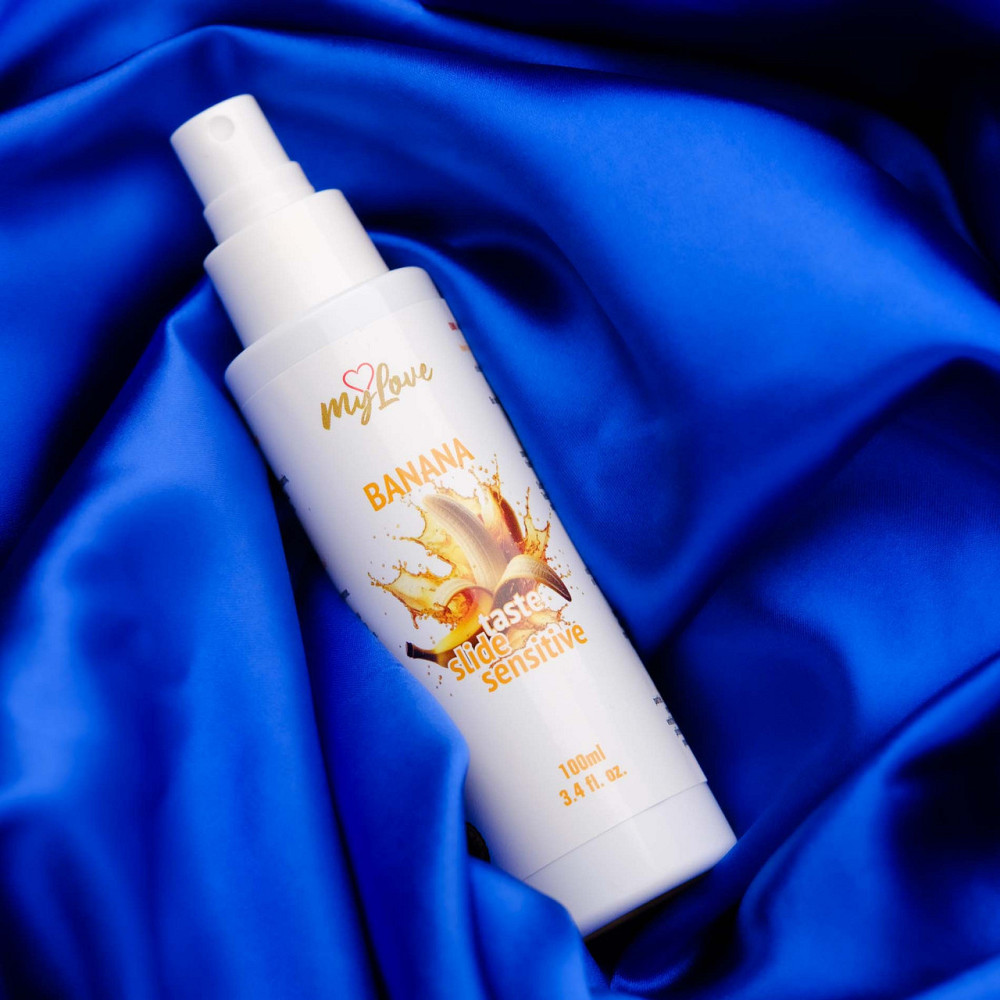 Інтимний гель-лубрикант - MyLove Taste Slide Sensitive Banana, 100 мл Sex Aura Київ - фото 7