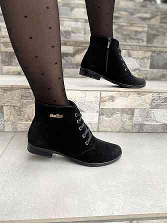 Черевики жіночі ARLETT чорні натуральна замша 37р.-24см 38р.-24.5см (1193) Коломия