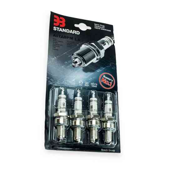 Свічки STANDARD А-17 ДВРМ (зазор 1.0) 2108-2110 інжектор. 8кл 33 Мукачево