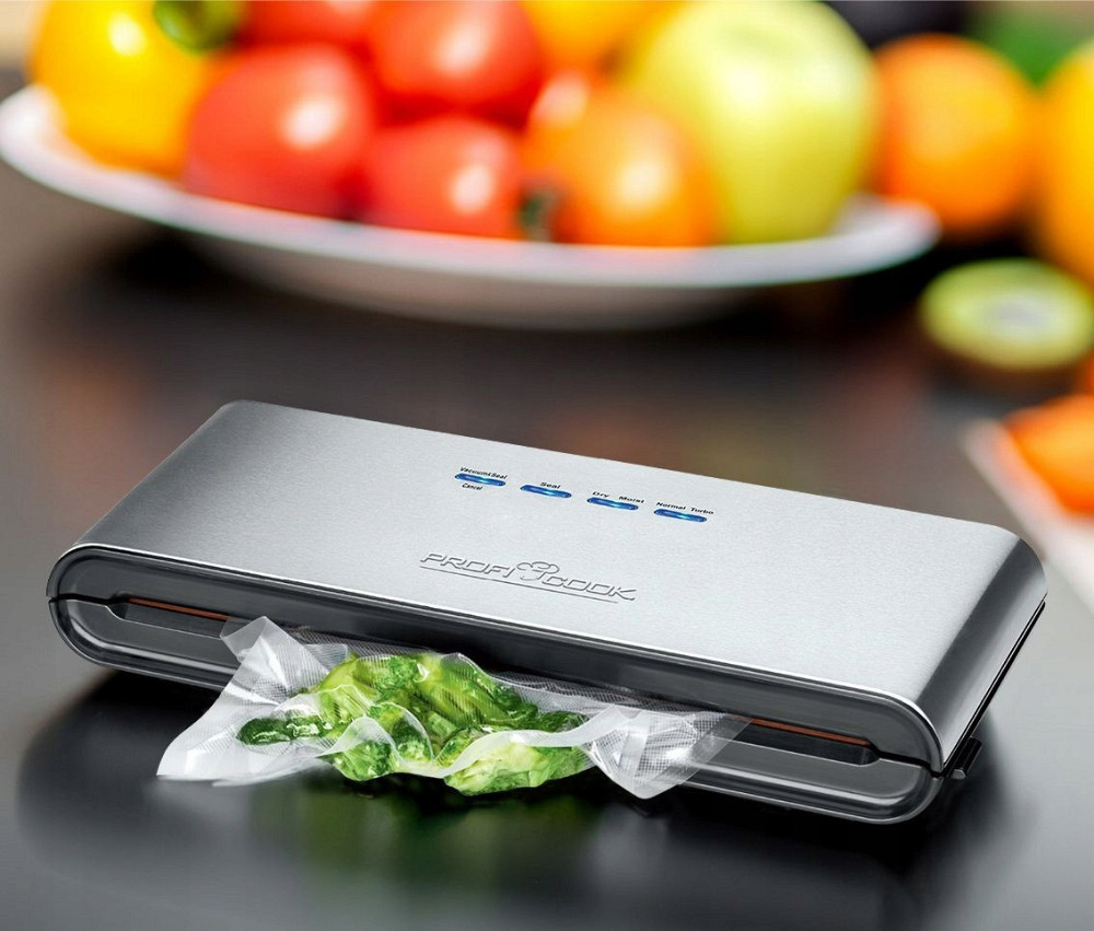 Вакуумный упаковщик мощность всасывания 12 л/мин с 18 пакетами Profi Cook PC-VK (1080) 120 Вт Нововолынск - изображение 8