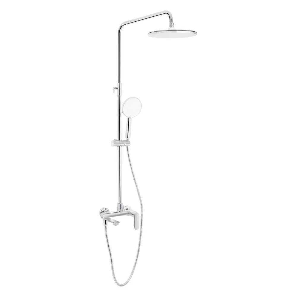 Душова система універсальна Qtap Evia на три споживачі (з виливом) QTEVI111CRM47583 Chrome Київ - фото 1