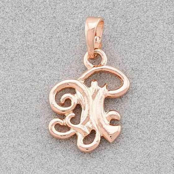 Кулон Xuping "Літера А" для ланцюжка до 3мм, розмір 20*10мм, вага 0,7 м, позолота РВ Київ