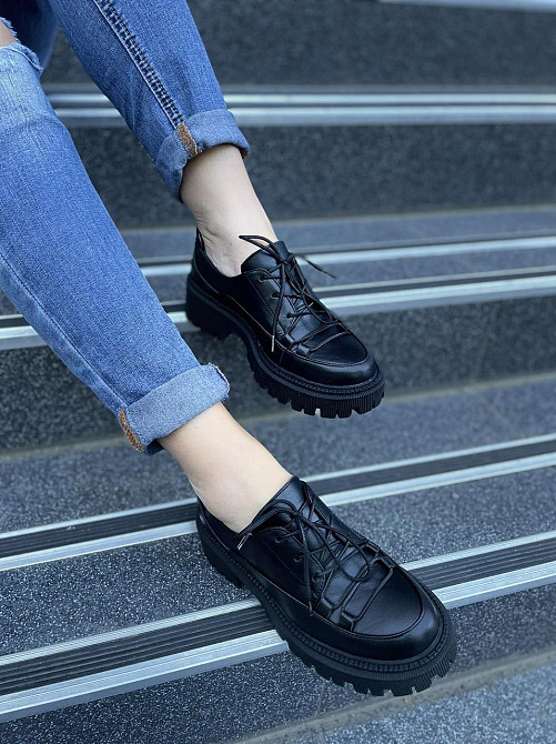 Olli Туфлі жіночі OLLI T-306-Астра чорні (весна-осінь, шкіра натуральна) (4772) Коломия - фото 10