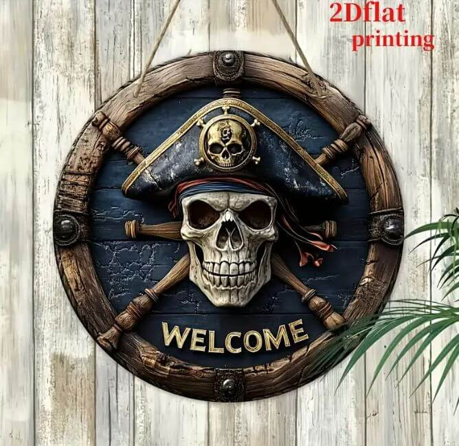 Табличка 2D Welcomе 20х20см Вхід на пірат. вечірку. Тип1 Київ - фото 6