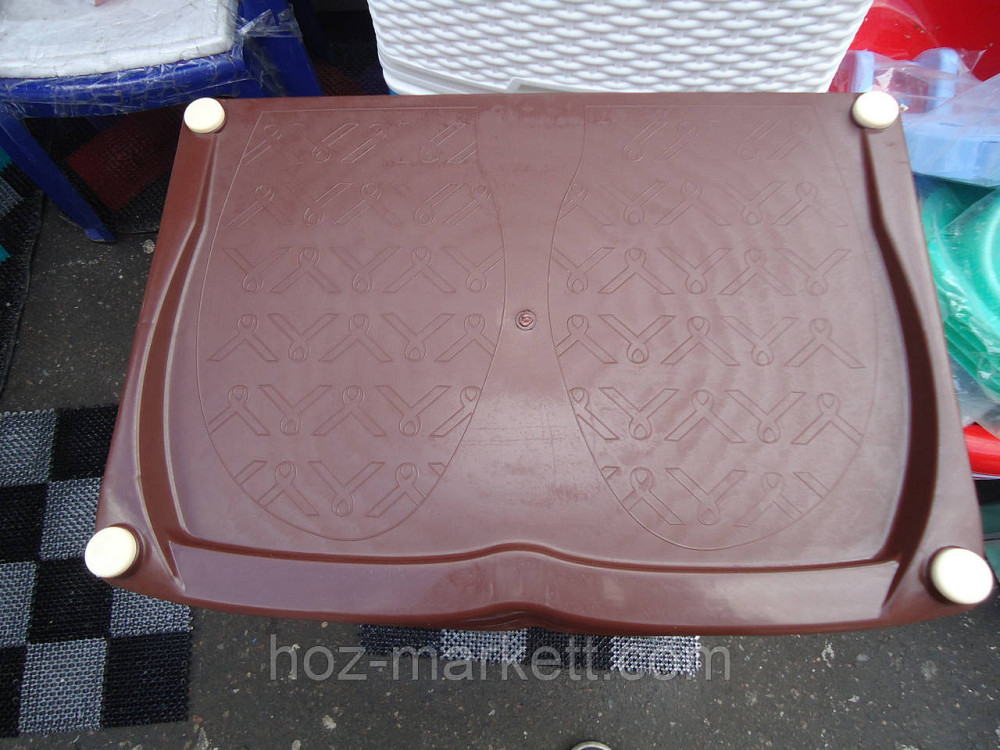 Коричнева полиця для взуття Харків - фото 3