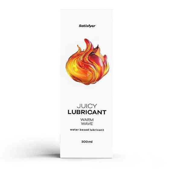 Лубрикант на водной основе Satisfyer Juicy Lubricant Warm Wave water based 300 мл Sex Aura Киев