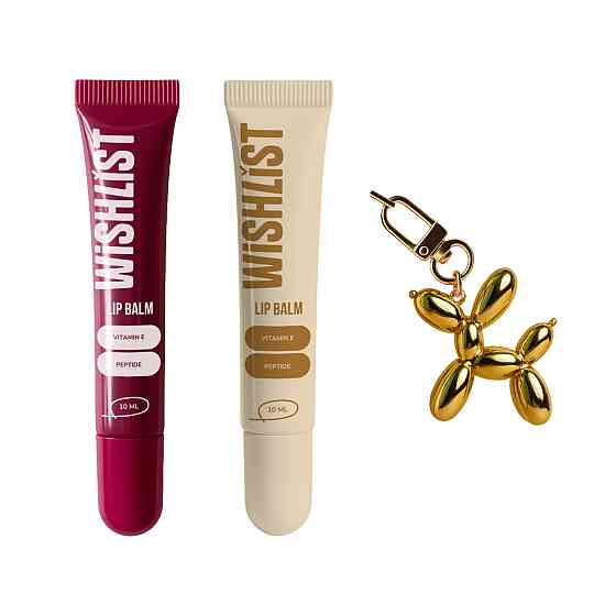 Набір бальзамів-блисків для губ Blessed Honey & Ruby Nectar WishList Lip Gloss Balms + Іграшка-брелок Киев