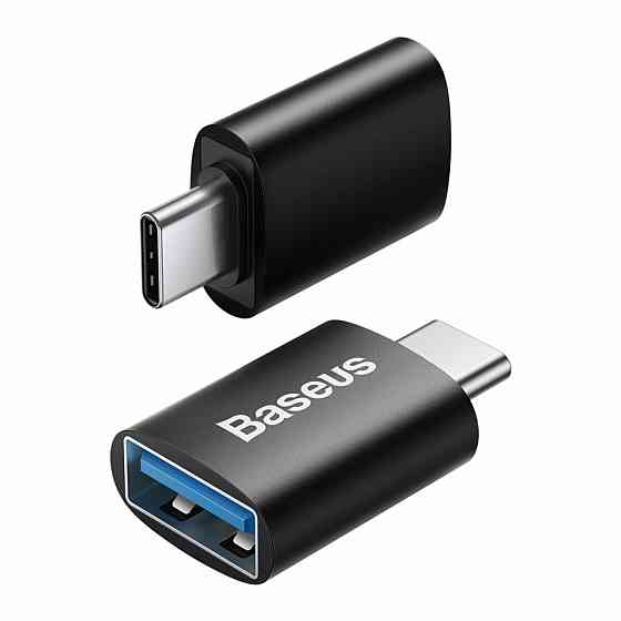 Адаптер Baseus Ingenuity Series Mini OTG Adaptor Type-C to USB-A 3.1 Black Киев