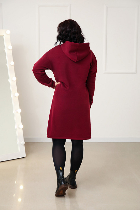 Тепле плаття-худі на флісі "Solo" оптом I Батал Київ - фото 8