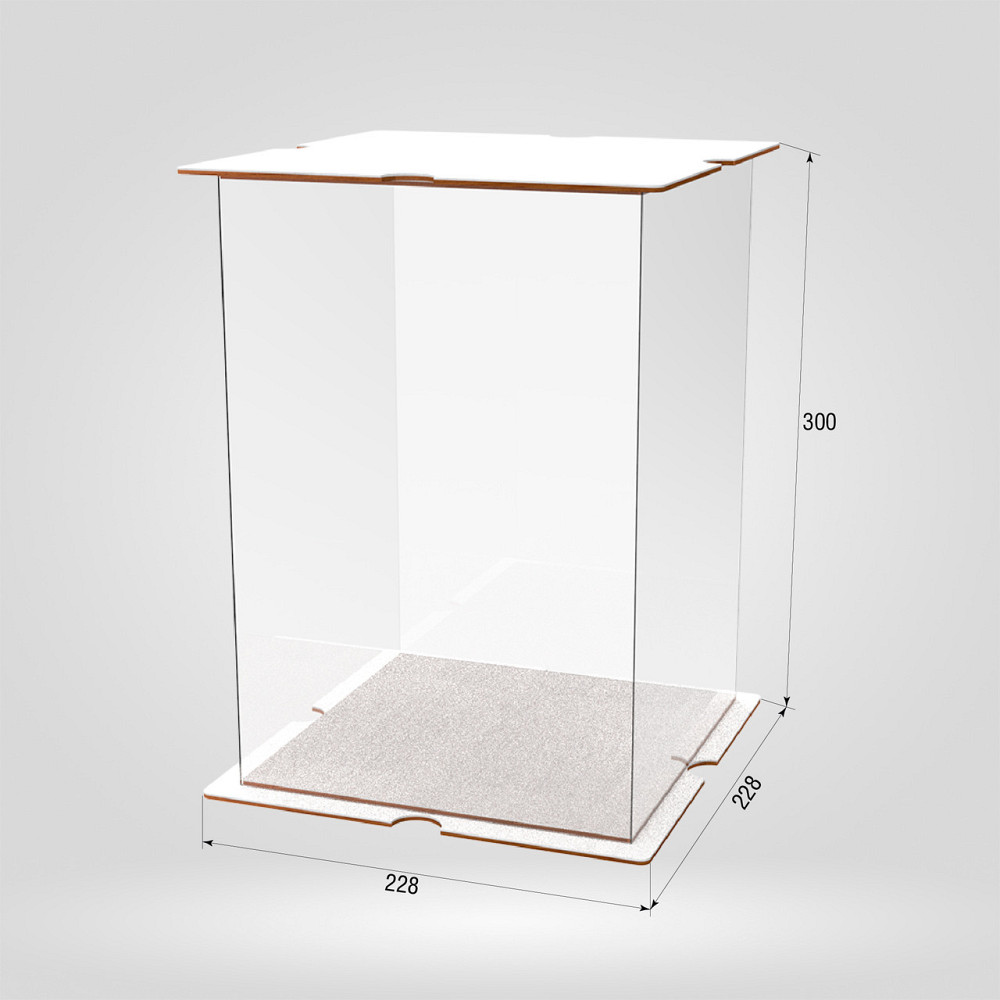 Коробка для тортів, квітів та подарунків EKOSTAR 200х200х300 Київ - фото 2