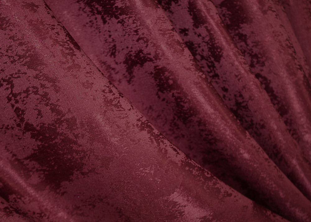 Комплект готовых штор VR-Textil Жаккард Sultan XO № 1472ш Бордовый 100х270 см 2 шт (31-028) Киев - изображение 6