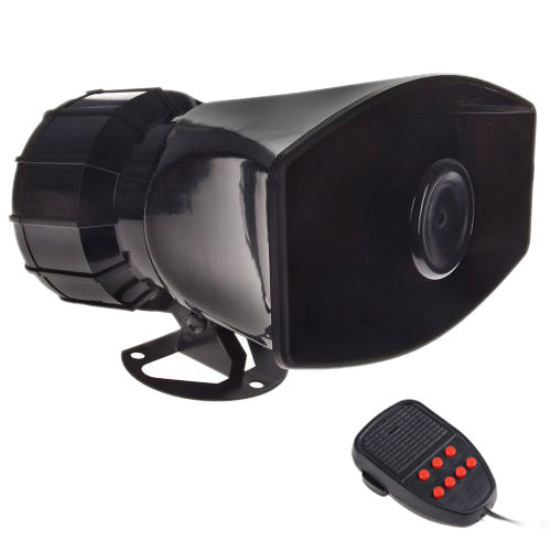 Сирена поліцейська CA-90105, 50W, 7 тонів, з мікрофоном Харків - фото 1