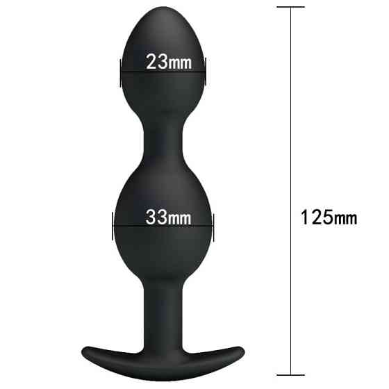 АНАЛЬНІ КУЛЬКИ BLACK PRETTY LOVE BI-040035 Sex Aura Київ