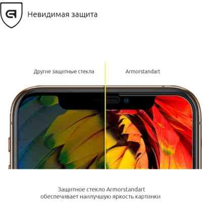 Стекло защитное Armorstandart Full Glue Xiaomi Redmi Go Black (ARM54320-GFG-BK) Винница