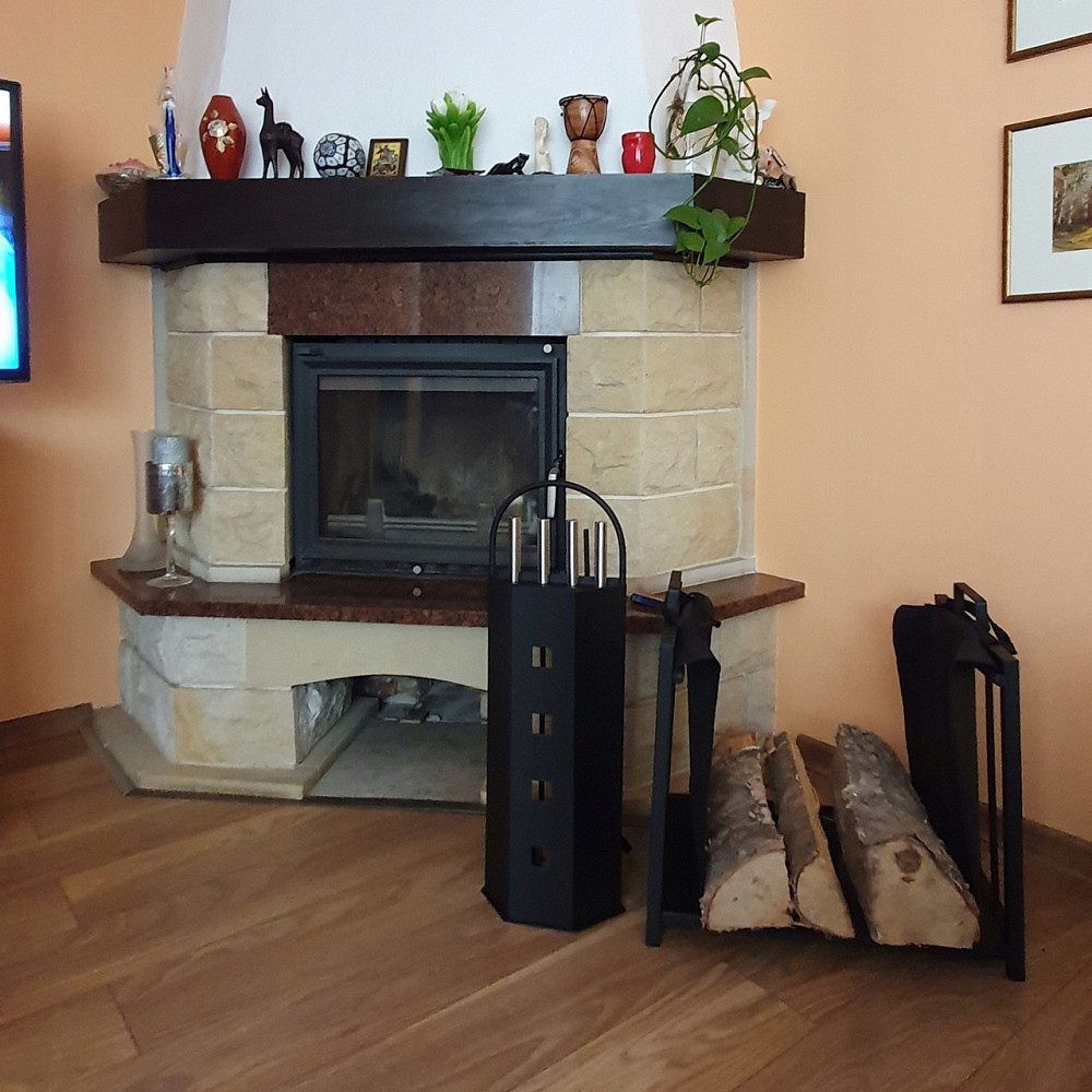 Кошик металевий для зберігання дров з чохлом Kaminer (4164/24628) Нововолинськ - фото 7