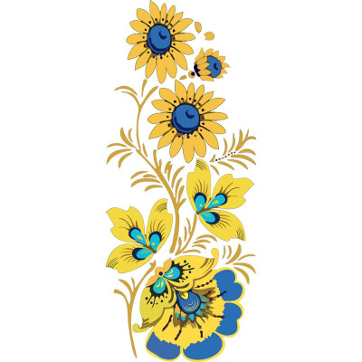 Ручка шариковая Parker IM 17 UKRAINE Black GT BP Цветы (22032_T1050u) Винница - изображение 6