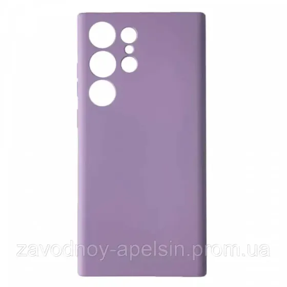 Samsung S24 Ultra S928 Силіконовий чохол Мікрофібра (ліловий) Одеса