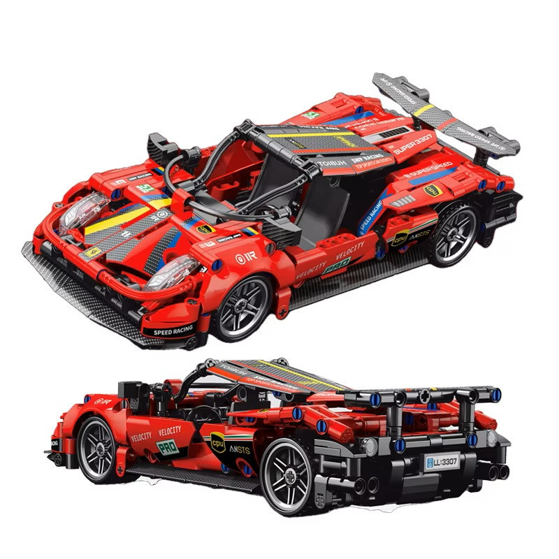 Конструктор Lele Brother Ferrari 488 GTE, 513 деталей совместимый с lego лего Киев - изображение 1
