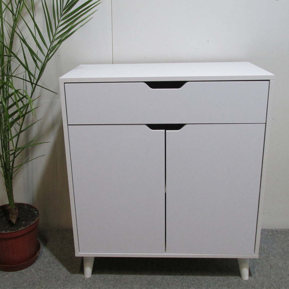 Комод в гостиную с ножками в цвете Орех светлый М-ЗОН Борн 750 Нимфеа Альба (белый) (MZN-031047) Львов - изображение 4