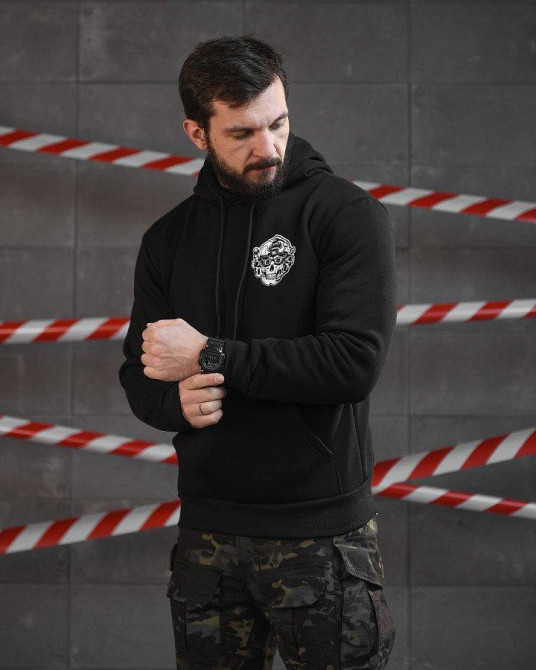 Худи на флисе Girl black ВТ4770 Одесса - изображение 3