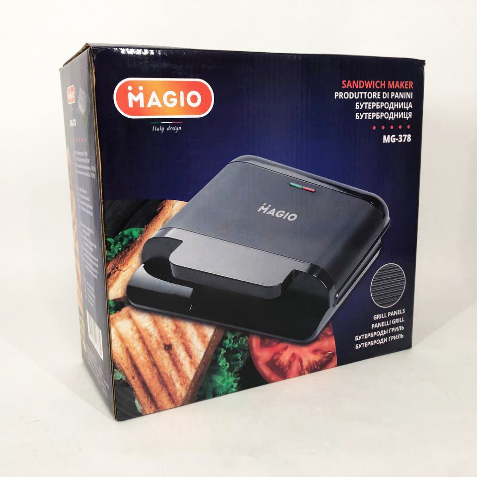 Портативная электрическая сэндвичница MAGIO MG-378 750 Вт, Электробутербродница для дома BI-10 Львов - изображение 15