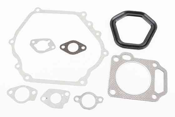 Прокладки двигуна 177F-77mm, к-кт 8 деталей, (пароніт, гума,) Київ