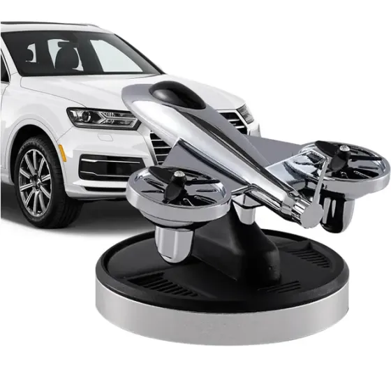 Ароматизатор на солнечных батареях в машину Самолет истребитель с турбинами Коломыя