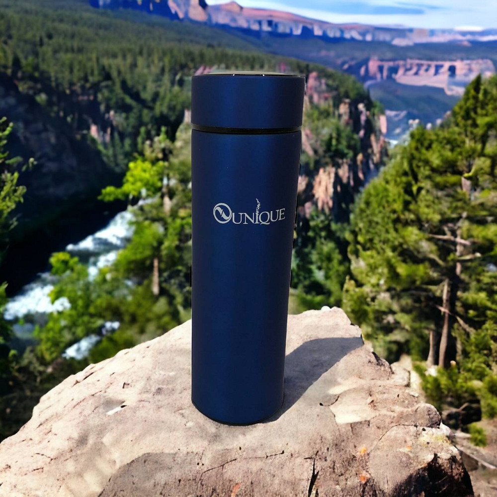 Умный термос с экраном, Термос с цифровым дисплеем температуры для чая помповый EL-26 Львов - изображение 1