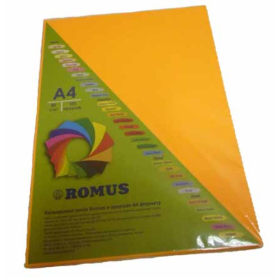 Папір Romus A4 80 г/м2 100c, orange neon (R50690) Вінниця - фото 1
