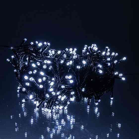 Гірлянда Нитка вулична 30 (м) 300 LED чорний провід Білий CF300L30MBW Київ