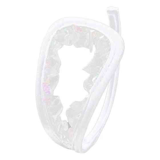 Труси без лямок білі з паєтками - розмір універсальний, спандекс Київ