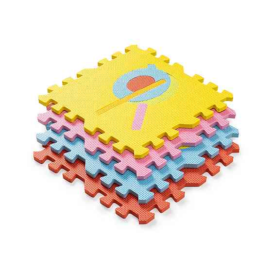 Дитячий килимок пазл з бортиками Toys 30x30 WCG EVA - 25 частин, для дітей Київ