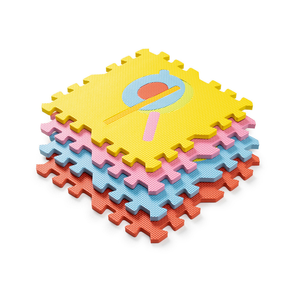 Дитячий килимок пазл з бортиками Toys 30x30 WCG EVA  - 25 частин, для дітей Київ - фото 2