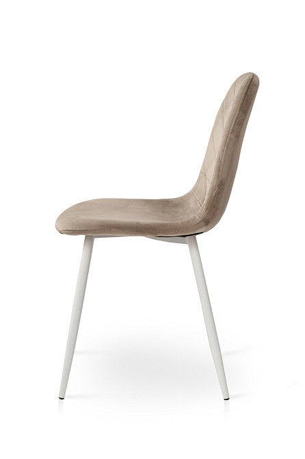 Стілець Ембер-L, білий/велюр бежевий Киев - изображение 5