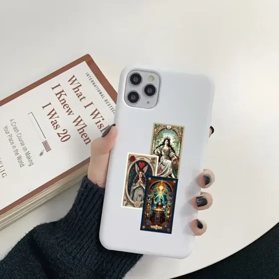 Набор наклеек Таро 48 шт – винтажные мистические наклейки для декора Киев