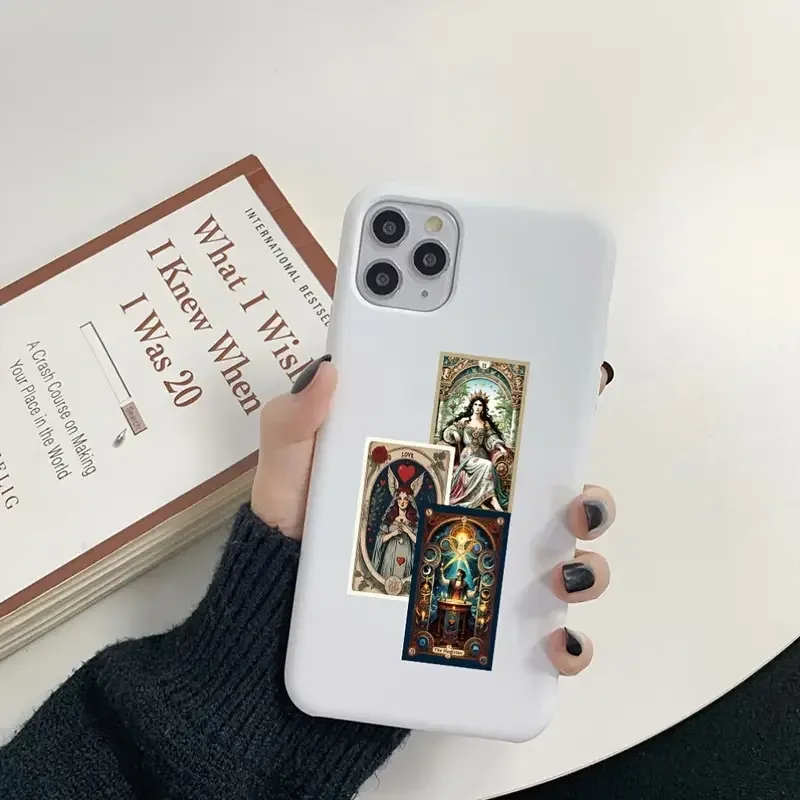 Набор наклеек Таро 48 шт – винтажные мистические наклейки для декора Киев - изображение 6