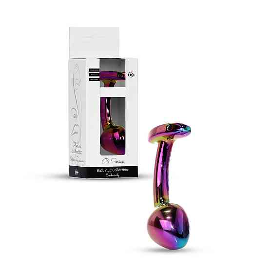Плаг Plug-Jewellery Multicolour Curved, розмір M Sex Aura Київ