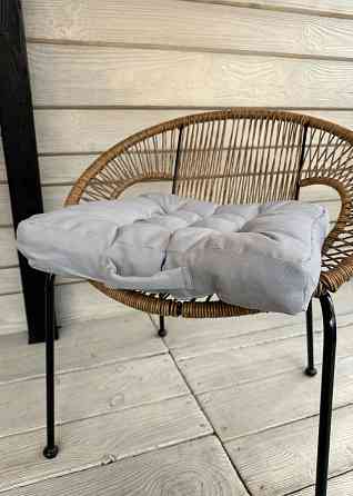 Подушка для стільців (50x50х8 см) Decorator Sawana колір світло-сірий 84-142 Київ