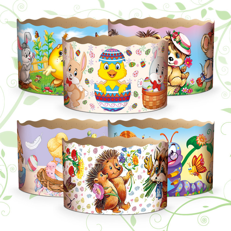 Формы бумажные для паски (85*130) Сказочная (400гр) (50 шт) Харьков - изображение 4