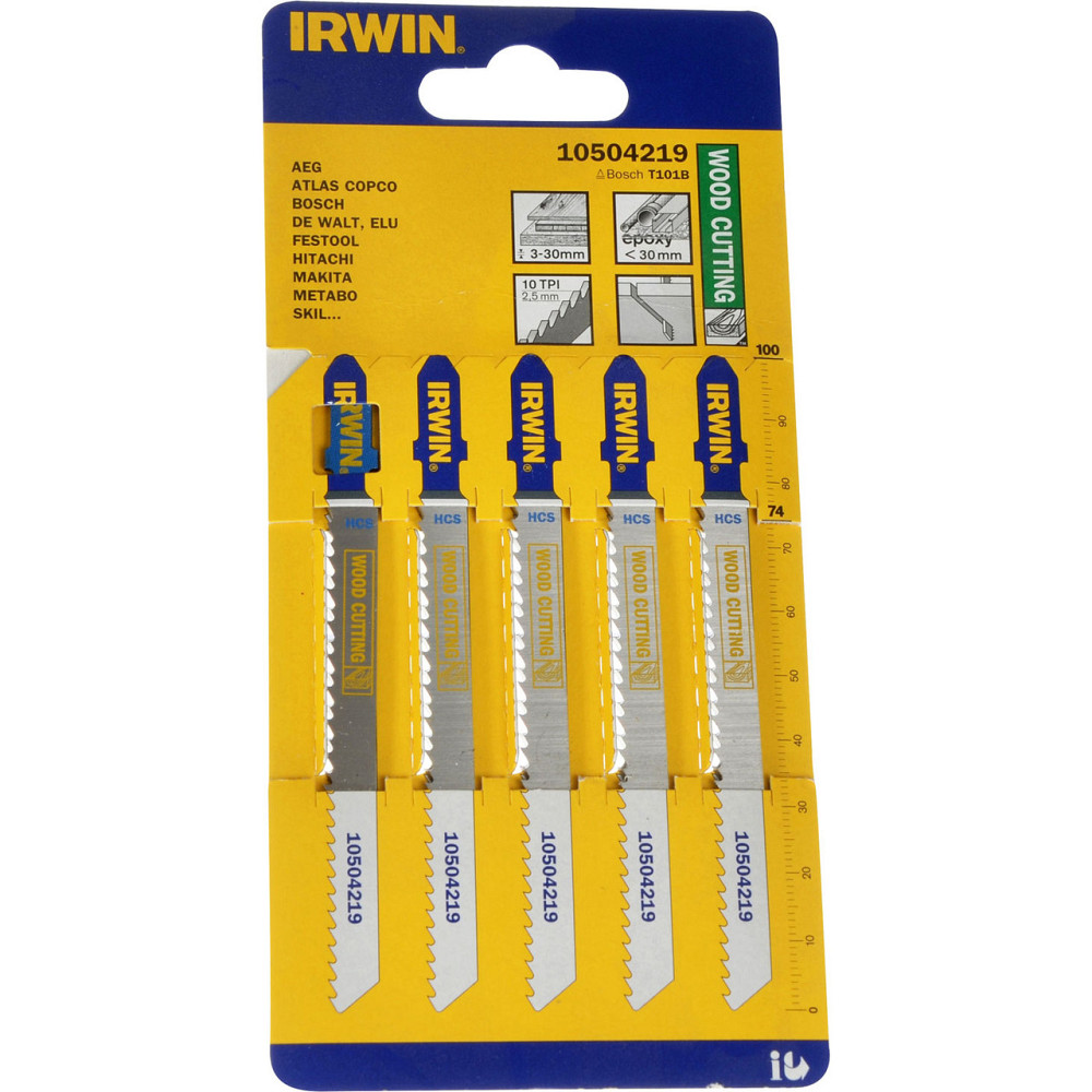 Полотно для лобзика для дерева T101D 5 шт. Одеса - фото 2