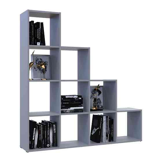 Стелаж Doros Степ 4х4 Сірий відкритий 136.2х28.8х140.7 DRS-011772 (41516179) Львів