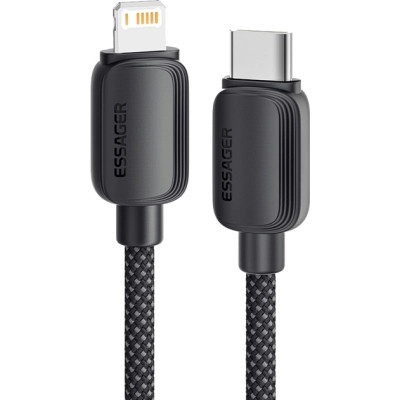 Дата кабель USB-C to Lightning 2.0m 20W black Essager (EXCTL-WLA01-P) Винница - изображение 1
