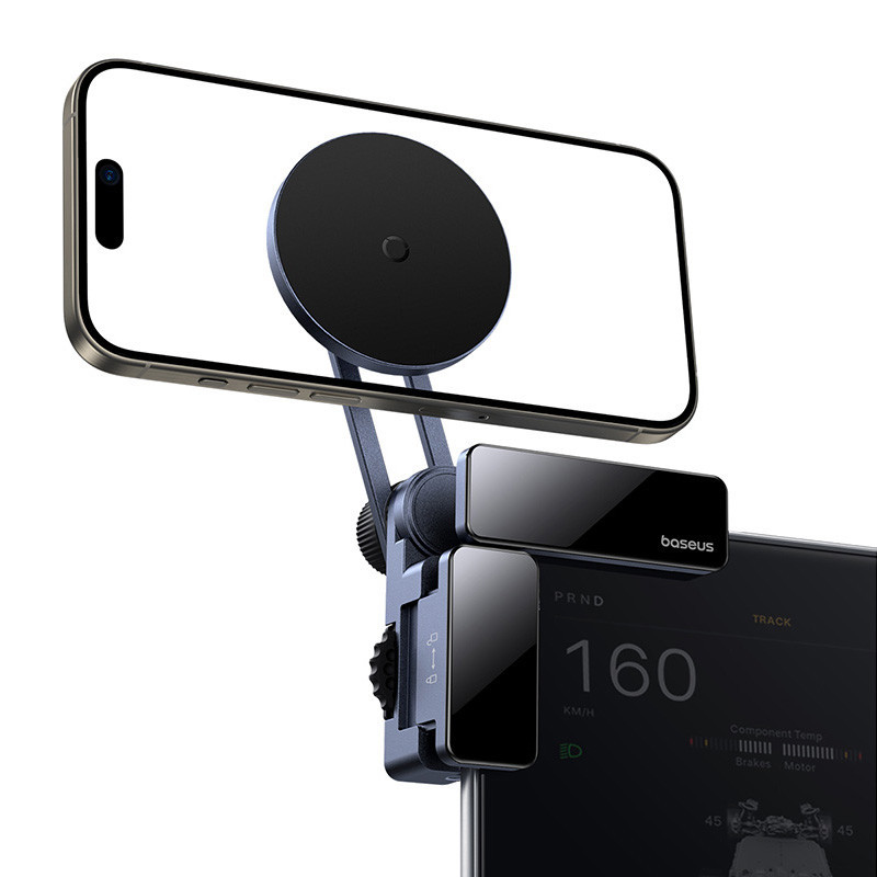 Автотримач для телефона Baseus MaxView Magnetic Car Mount for In-Vehicle Infotainment Screen Space Grey Киев - изображение 5