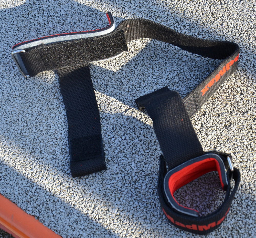 Лямки для тяги MadMax MFA-332 PWR Straps+  Black/Grey/Red Луцьк - фото 6