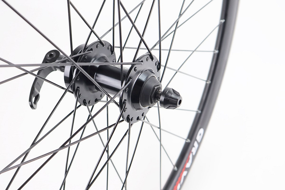 Колесо 27,5" переднє Disk-brake, обід "крапля" та втулка 14Gx36H алюмінієві NECO MS37F, кріпл. ексцентрик, "GRAVITY" Киев - изображение 3