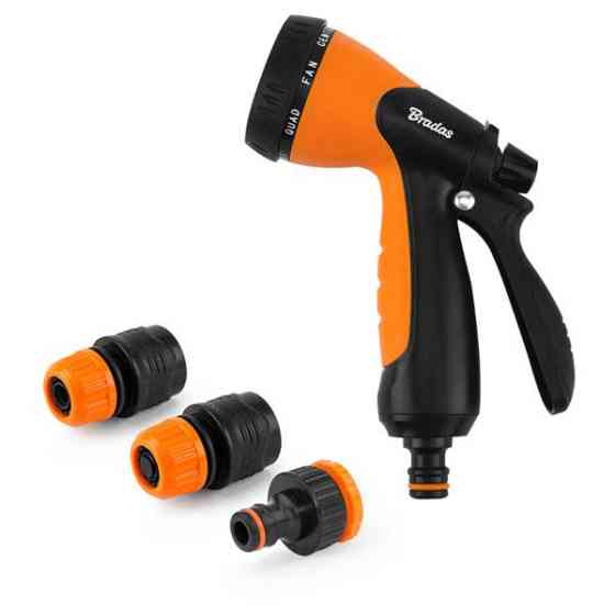 8-функціональний пістолет з фурнітурою, комплект, BLACK LINE, ECO-2068SET Київ